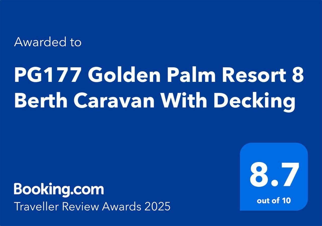 Pg177 Golden Palm Resort 8 Berth Caravan With Decking Chapel Saint Leonards Ngoại thất bức ảnh